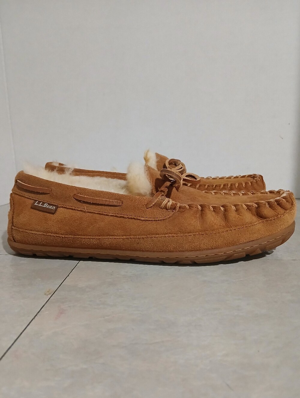 L.L.Bean Men's Wicked Good Moccasins Slippers Size: 7 Medium